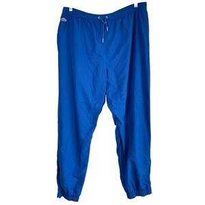 Lacoste x‎ Andy Roddick Tennis Warm Up Pants Blue Size XL Tenniscore Blokecore